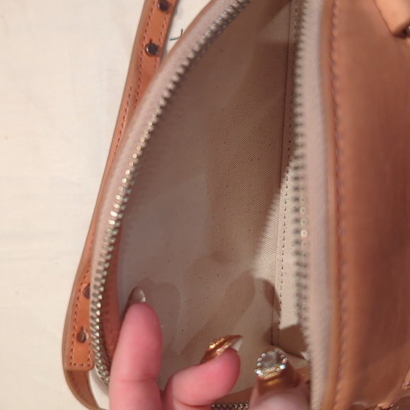 Loeffler Randall Tan Pom Pom Crossbody Bag - Picture 8 of 9